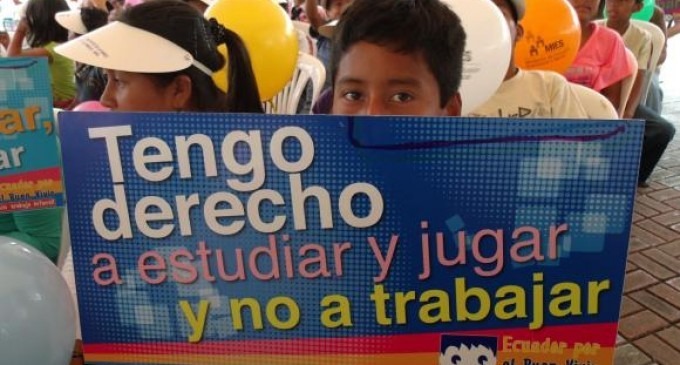 TRABAJO INFANTIL EN EL ECUADOR - Derecho Ecuador